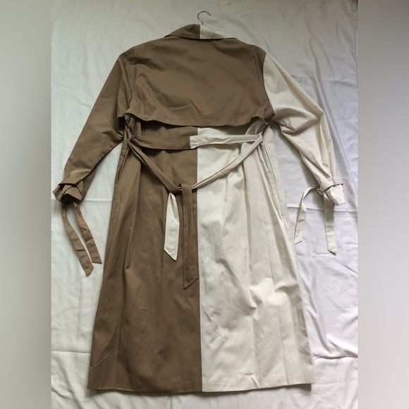 AKIRA TWO TONE FALL SEASON TRENCH COAT SIZE: XL - Picture 2 of 12